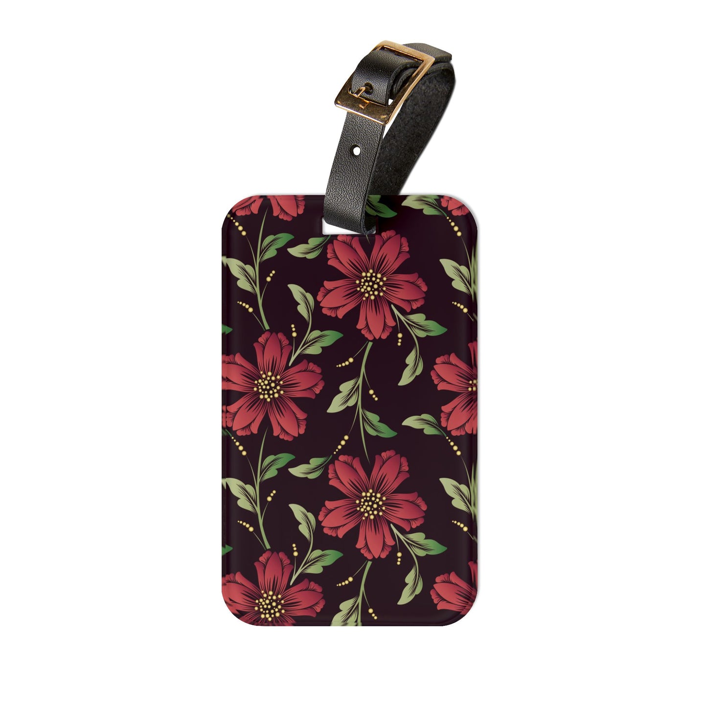 Beautiful Floral Pattern Luggage Tag