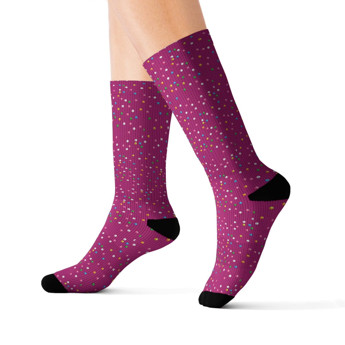 Candy Sprinkles Fun Socks