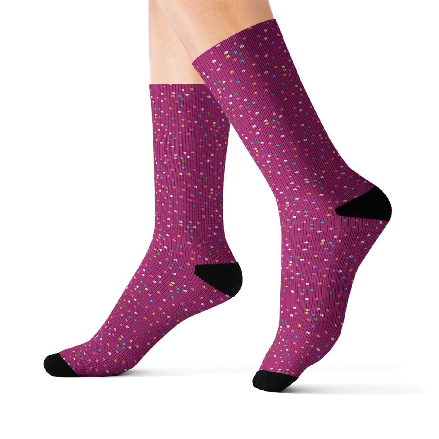 Candy Sprinkles Fun Socks