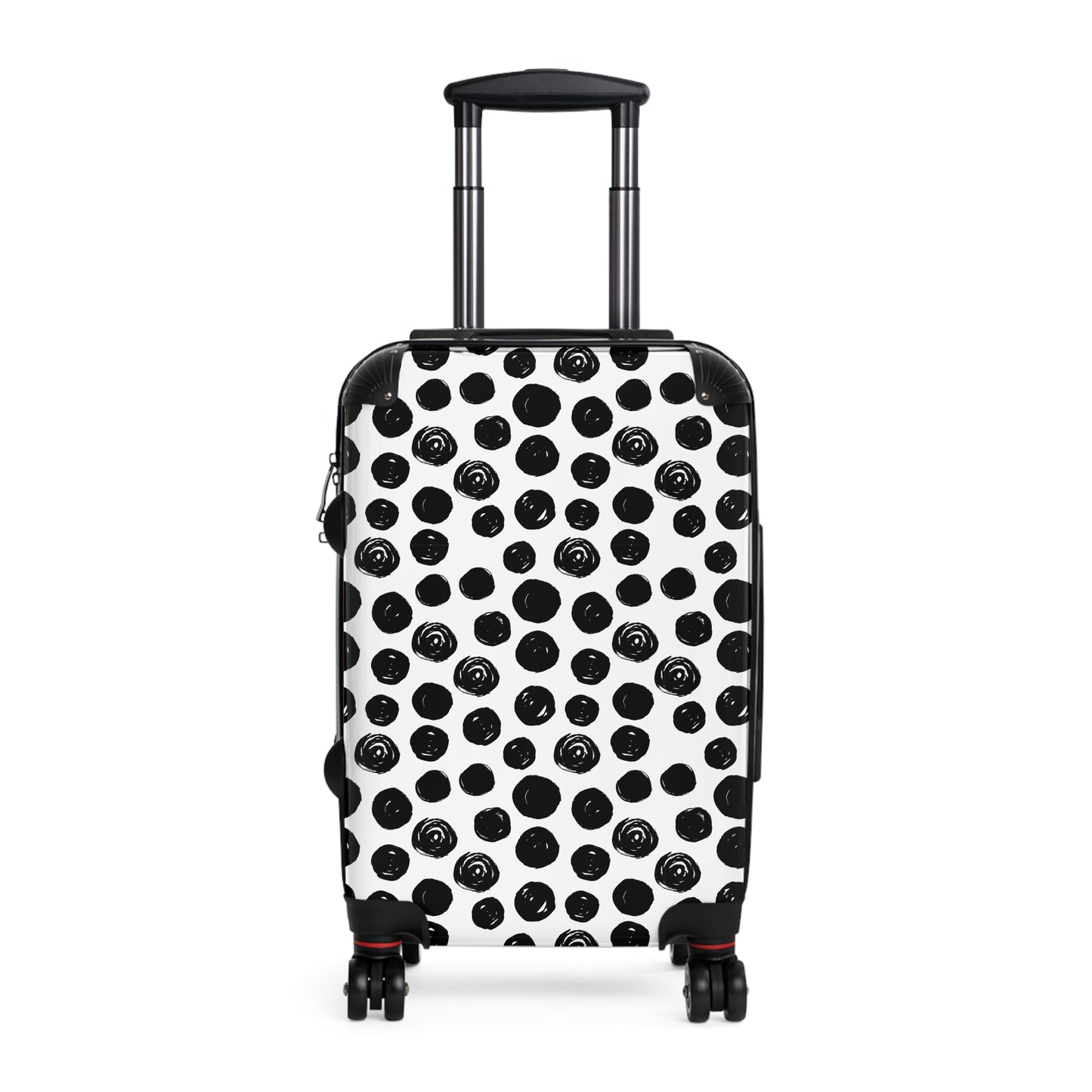 Circles Suitcase Carry-On Travel Luggage - 360° Swivel Wheels, Built-In Lock