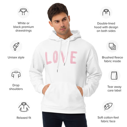 Wear Your Heart on Your Sleeve Unisex Hoodie