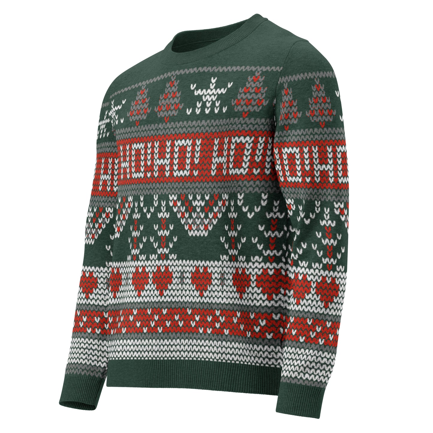 Ho Ho Holiday Knitted Crew Neck Sweater - Unisex