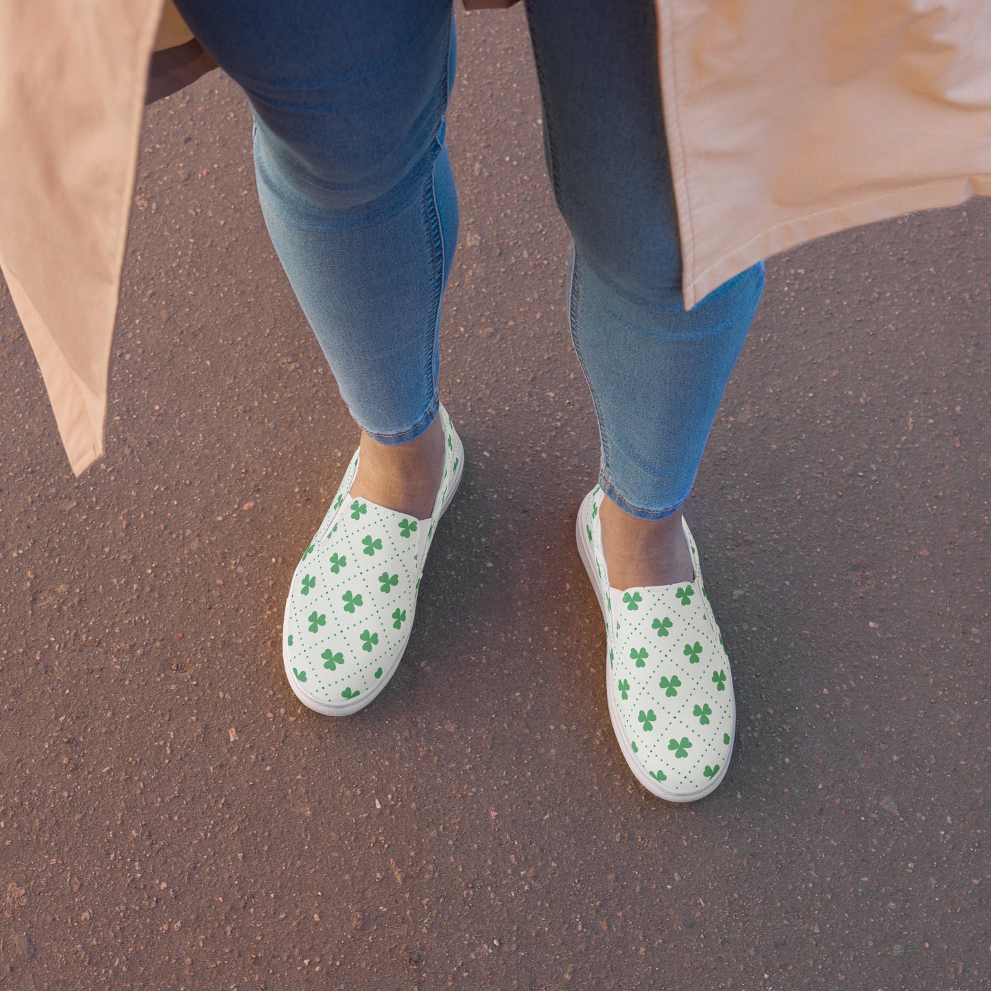 St. Patrick's Day Slip-On Canvas Shoes