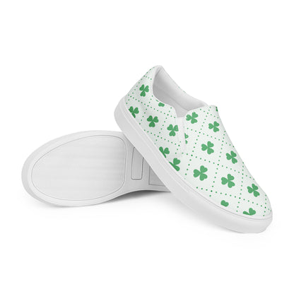 St. Patrick's Day Slip-On Canvas Shoes